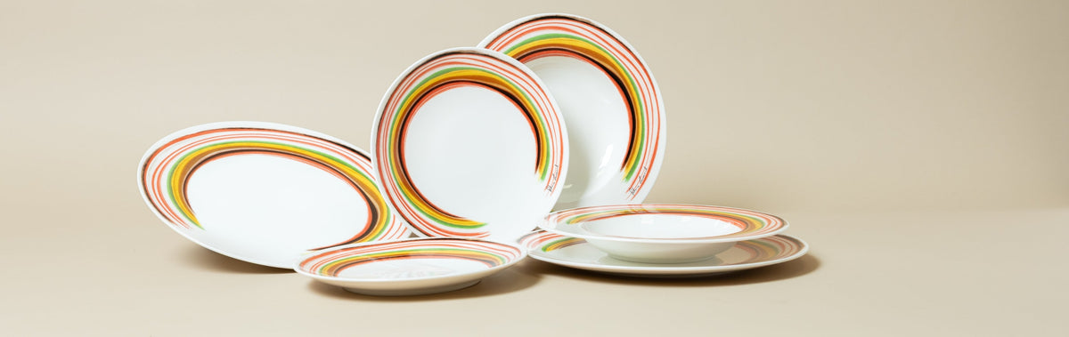 Set piatti a mano libera – Lo Scampo