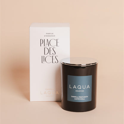 Candela profumata Vanille and Cigar Laqua Collection con scatola Place des Lices