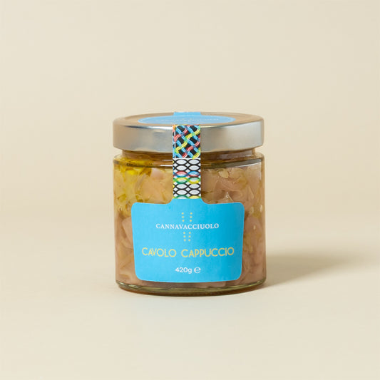 Vasetto di cavolo cappuccio in agrodolce sott'olio Cannavacciuolo