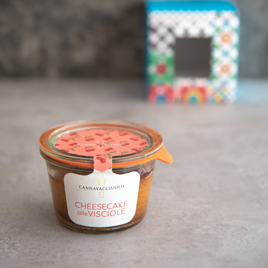 Cheesecake alle Visciole in Vaso
