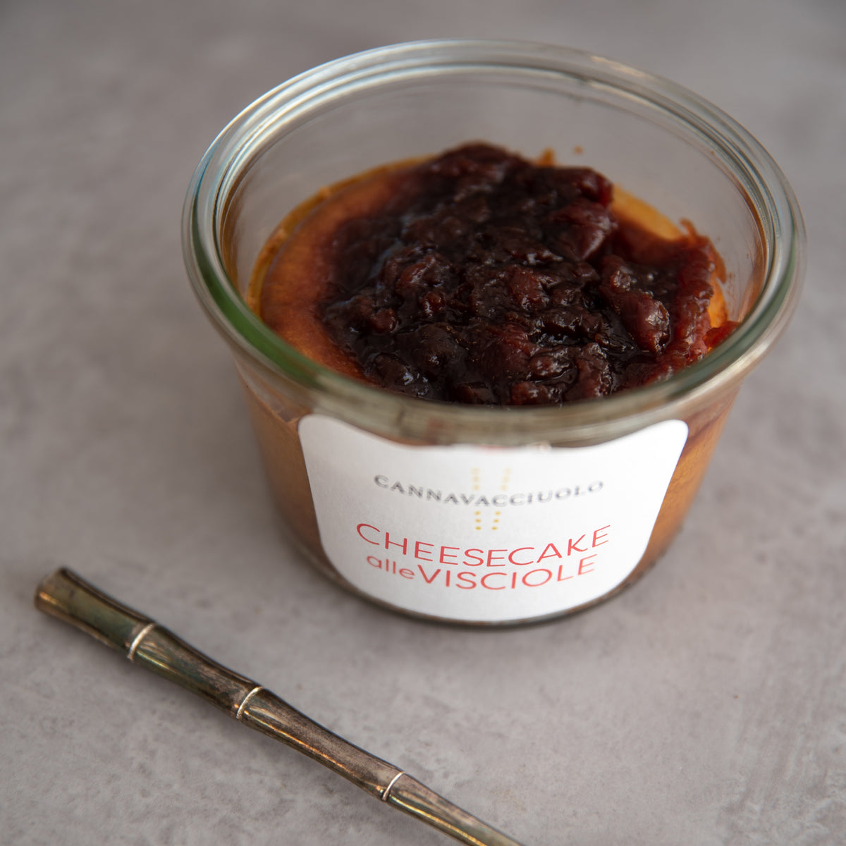 Cheesecake alle Visciole in Vaso