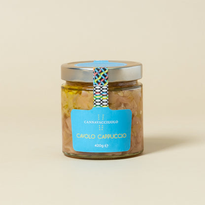 Vasetto di cavolo cappuccio in agrodolce incluso nel box Dispensa Sott'olio