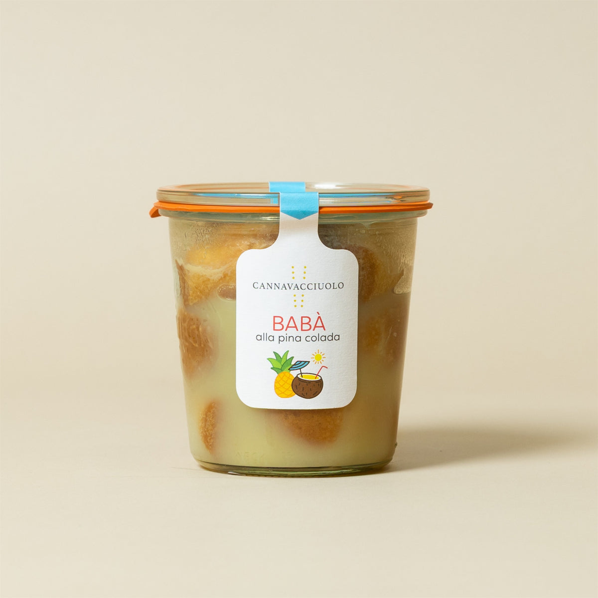 Babà alla piña colada in vaso incluso nel box Dolce a-mare