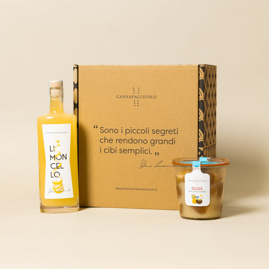 Box regalo Dolce a-mare con limoncello e babà