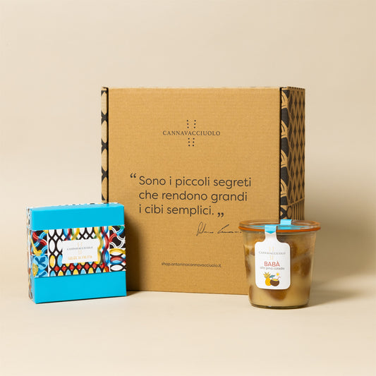 Box regalo Mambo Italiano con le sue confezioni