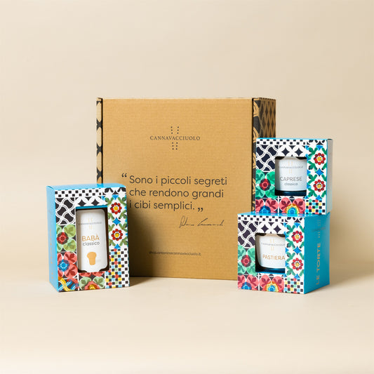 Box regalo Napoli in Vaso con i dolci in vaso Cannavacciuolo