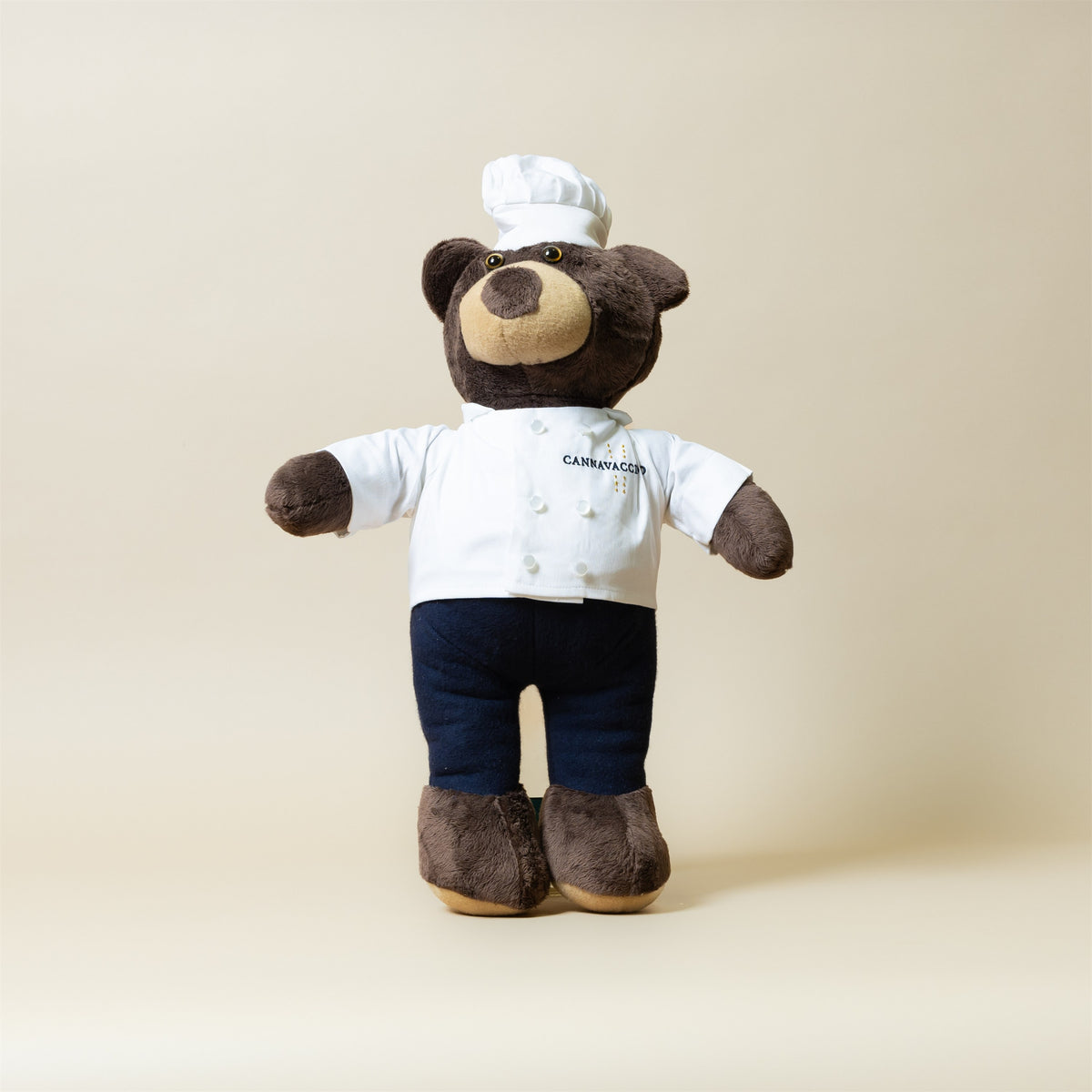 Peluche Tony Bear con divisa da chef Cannavacciuolo