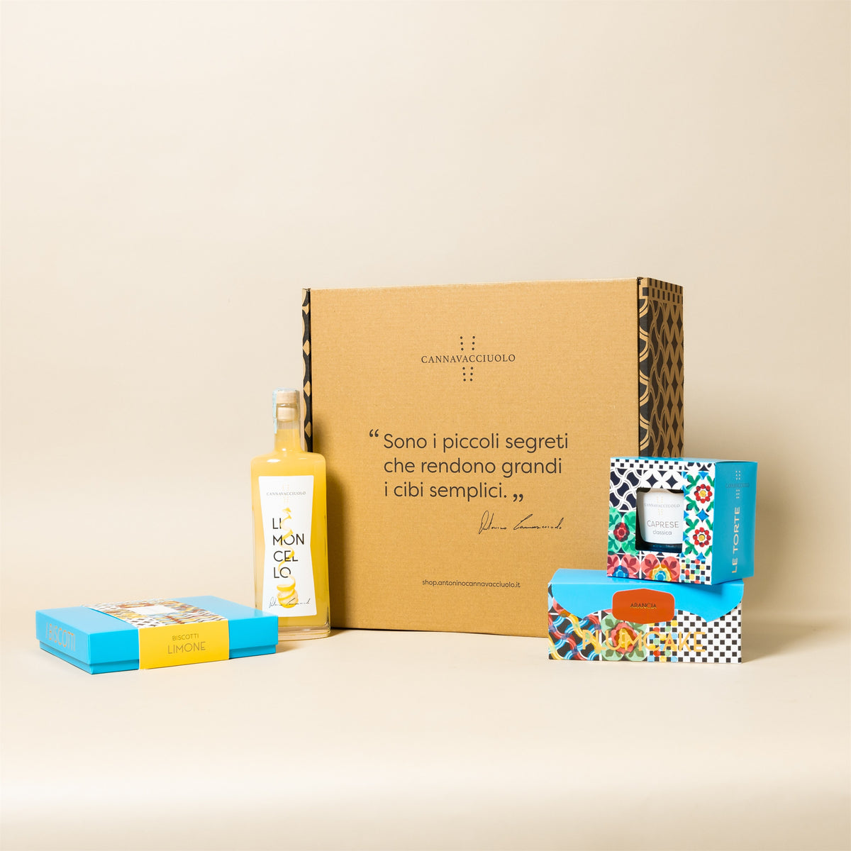 Box regalo Profumo di Agrumi con limoncello e dolci
