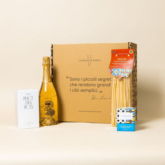 Box regalo Spaghettata in Veranda con linguine e bollicine