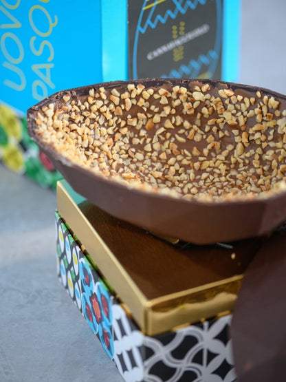 Uovo di Pasqua Cremino Fondente e Nocciole
