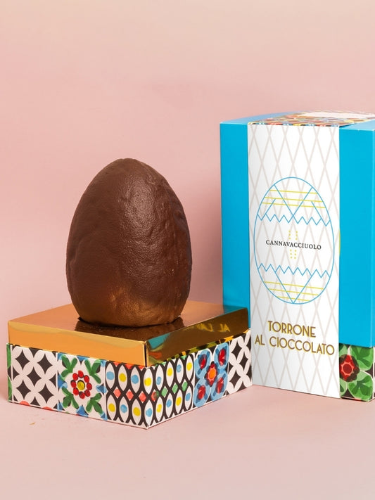Uovo di Pasqua Torrone al Cioccolato