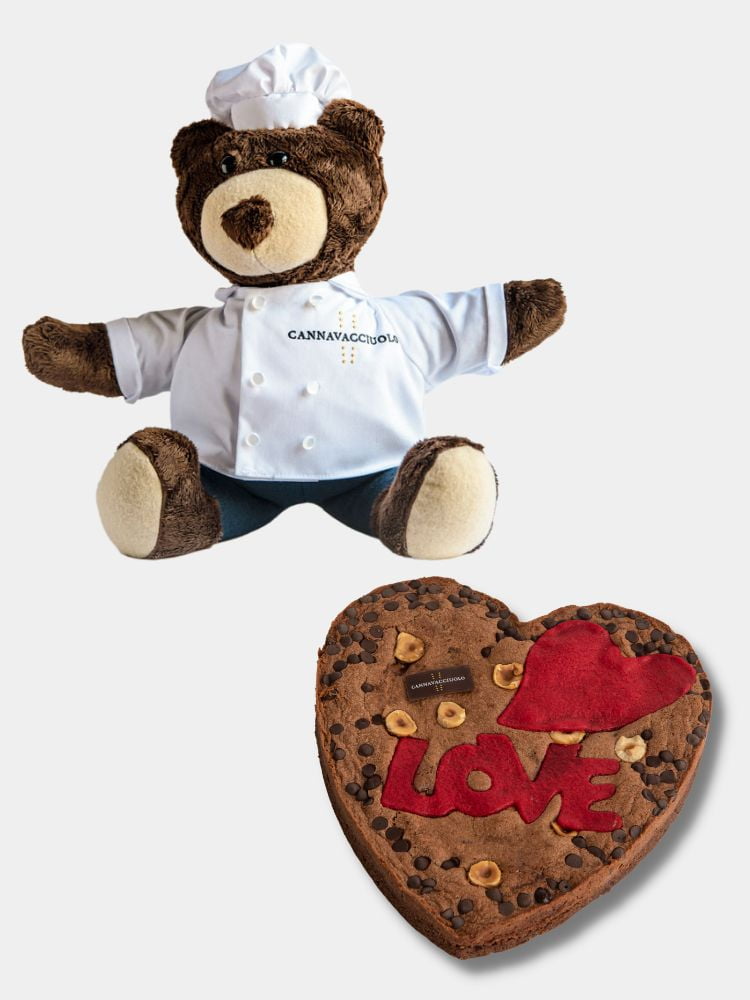 Peluche con Cuore di Cioccolato per San Valentino CioccoCuore